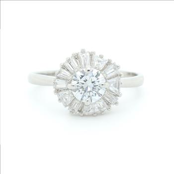 NO RESERVE 3.50 Ct Cubic Zirconia 925 Sterling Silver Ring