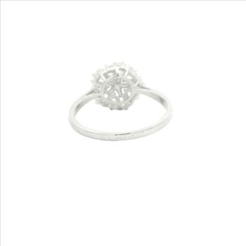 NO RESERVE 3.50 Ct Cubic Zirconia 925 Sterling Silver Ring