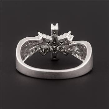 NO RESERVE 3.53 Ct Cubic Zirconia 925 Sterling Silver Ring