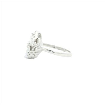 NO RESERVE 3.55 Ct Cubic Zirconia 925 Sterling Silver Ring