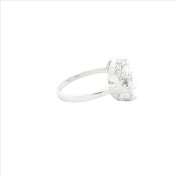 NO RESERVE 3.55 Ct Cubic Zirconia 925 Sterling Silver Ring