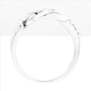 NO RESERVE 3.55 Ct Cubic Zirconia 925 Sterling Silver Ring