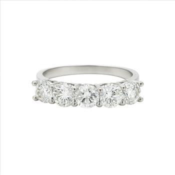 NO RESERVE 3.72 Ct Cubic Zirconia 925 Sterling Silver Ring