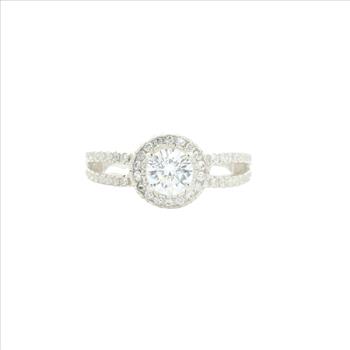NO RESERVE 3.93 Ct Cubic Zirconia 925 Sterling Silver Ring