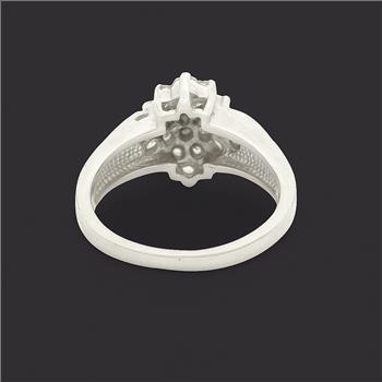 NO RESERVE 4.00 Ct Cubic Zirconia 925 Sterling Silver Ring