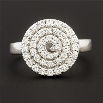 NO RESERVE 4.08 Ct Cubic Zirconia 925 Sterling Silver Ring