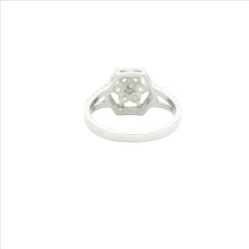 NO RESERVE 4.13 Ct Cubic Zirconia 925 Sterling Silver Ring