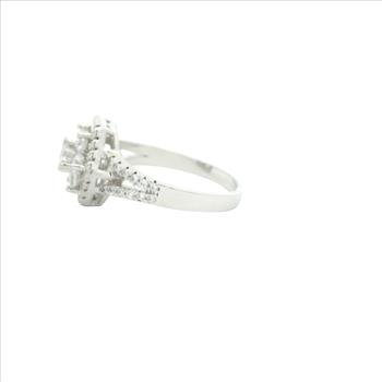 NO RESERVE 4.13 Ct Cubic Zirconia 925 Sterling Silver Ring
