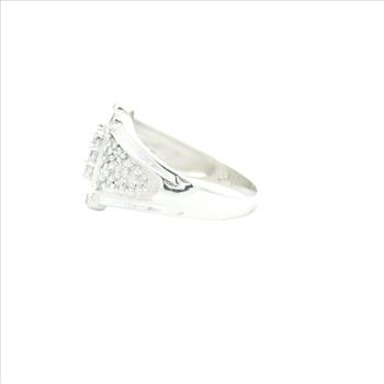 NO RESERVE 4.15 Ct Cubic Zirconia 925 Sterling Silver Ring