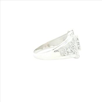 NO RESERVE 4.15 Ct Cubic Zirconia 925 Sterling Silver Ring