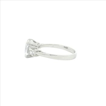 NO RESERVE 4.17 Ct Cubic Zirconia 925 Sterling Silver Ring