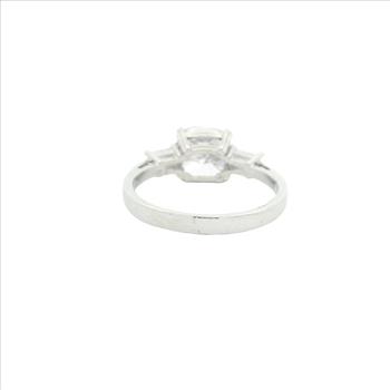 NO RESERVE 4.17 Ct Cubic Zirconia 925 Sterling Silver Ring