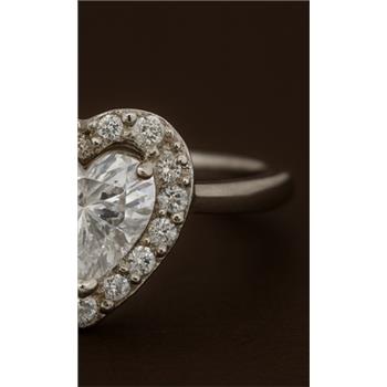 NO RESERVE 4.23 Ct Cubic Zirconia 925 Sterling Silver Ring