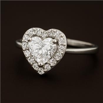 NO RESERVE 4.23 Ct Cubic Zirconia 925 Sterling Silver Ring