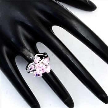 NO RESERVE 4.64 Ct Cubic Zirconia 925 Sterling Silver Ring