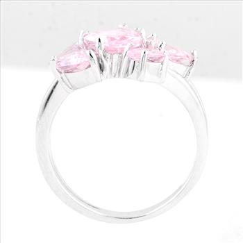 NO RESERVE 4.64 Ct Cubic Zirconia 925 Sterling Silver Ring