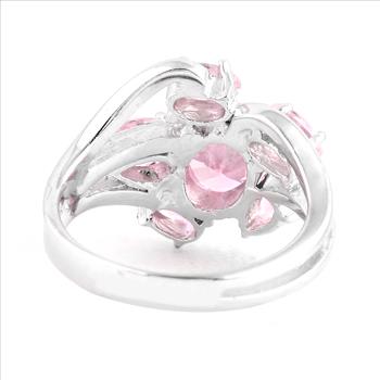 NO RESERVE 4.64 Ct Cubic Zirconia 925 Sterling Silver Ring