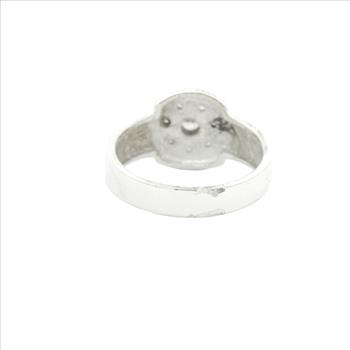 NO RESERVE 4.86 Ct Cubic Zirconia 925 Sterling Silver Ring