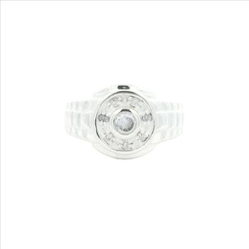 NO RESERVE 4.86 Ct Cubic Zirconia 925 Sterling Silver Ring