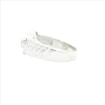 NO RESERVE 4.86 Ct Cubic Zirconia 925 Sterling Silver Ring