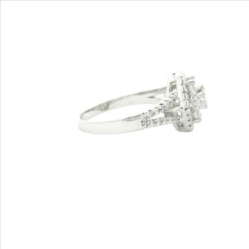 NO RESERVE 5.06 Ct Cubic Zirconia 925 Sterling Silver Ring
