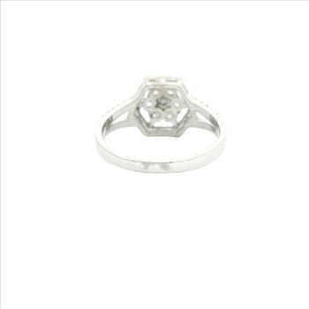 NO RESERVE 5.06 Ct Cubic Zirconia 925 Sterling Silver Ring