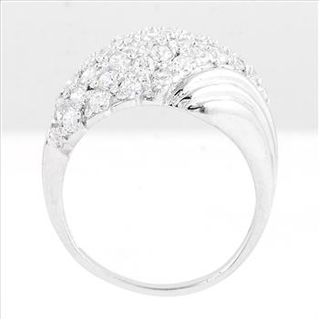 NO RESERVE 5.21 Ct Cubic Zirconia 925 Sterling Silver Ring