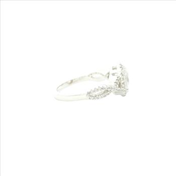 NO RESERVE 5.93 Ct Cubic Zirconia 925 Sterling Silver Ring