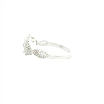 NO RESERVE 6.21 Ct Cubic Zirconia 925 Sterling Silver Ring