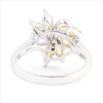 NO RESERVE 6.25 Ct Cubic Zirconia 925 Sterling Silver Ring