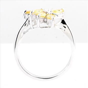 NO RESERVE 6.25 Ct Cubic Zirconia 925 Sterling Silver Ring