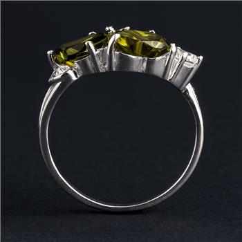 NO RESERVE 6.29 Ct Cubic Zirconia 925 Sterling Silver Ring