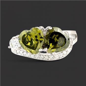 NO RESERVE 6.29 Ct Cubic Zirconia 925 Sterling Silver Ring