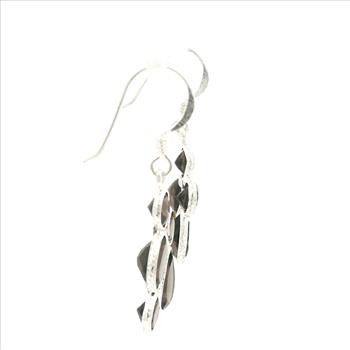 NO RESERVE 7.33 Ct Smoky Quartz 925 Sterling Silver Earrings