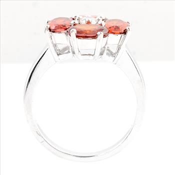 NO RESERVE 7.76 Ct Cubic Zirconia 925 Sterling Silver Ring
