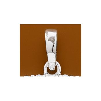 NO RESERVE 8.30 Ct Round Cubic Zirconia 925 Sterling Silver Pendant