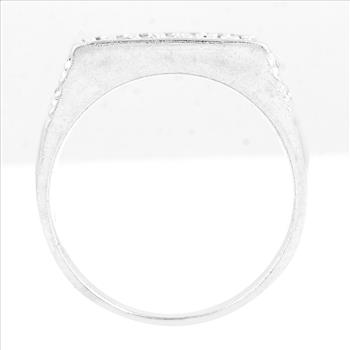 NO RESERVE 9.16 Ct Cubic Zirconia 925 Sterling Silver Ring