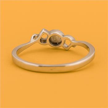 No Reserve 925 Sterling Silver 0.00 Ct Plain Ring 5 US Ring Size