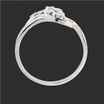 No Reserve 925 Sterling Silver 0.00 Ct Plain Ring 6 US Ring Size