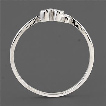 No Reserve 925 Sterling Silver 0.00 Ct Plain Ring 6 US Ring Size