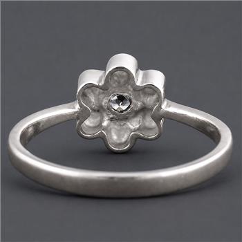 No Reserve 925 Sterling Silver 0.00 Ct Plain Ring 7 US Ring Size