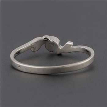 No Reserve 925 Sterling Silver 0.00 Ct Plain Ring 7 US Ring Size