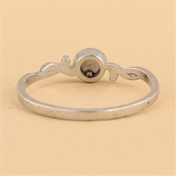 No Reserve 925 Sterling Silver 0.00 Ct Plain Ring 7 US Ring Size