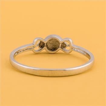 No Reserve 925 Sterling Silver 0.00 Ct Plain Ring 7 US Ring Size