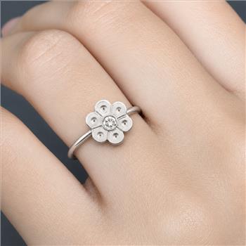 No Reserve 925 Sterling Silver  Plain Ring 7 US Ring Size