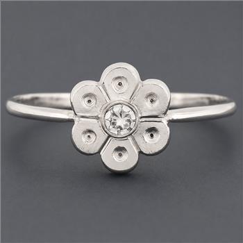 No Reserve 925 Sterling Silver  Plain Ring 7 US Ring Size