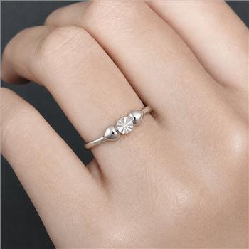 No Reserve 925 Sterling Silver  Plain Ring 7 US Ring Size