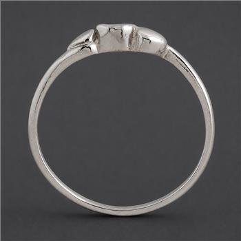 No Reserve 925 Sterling Silver  Plain Ring 7 US Ring Size