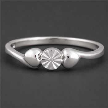 No Reserve 925 Sterling Silver  Plain Ring 7 US Ring Size