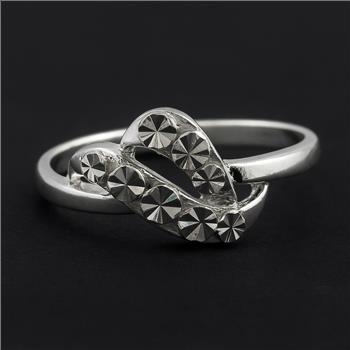 No Reserve 925 Sterling Silver 0.00 Ct Plain Ring 8 US Ring Size